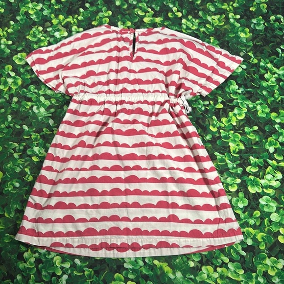 Hanna Andersson Wanna Play Tunic Dress size 120 size 6/7 pink white - Picture 2 of 14